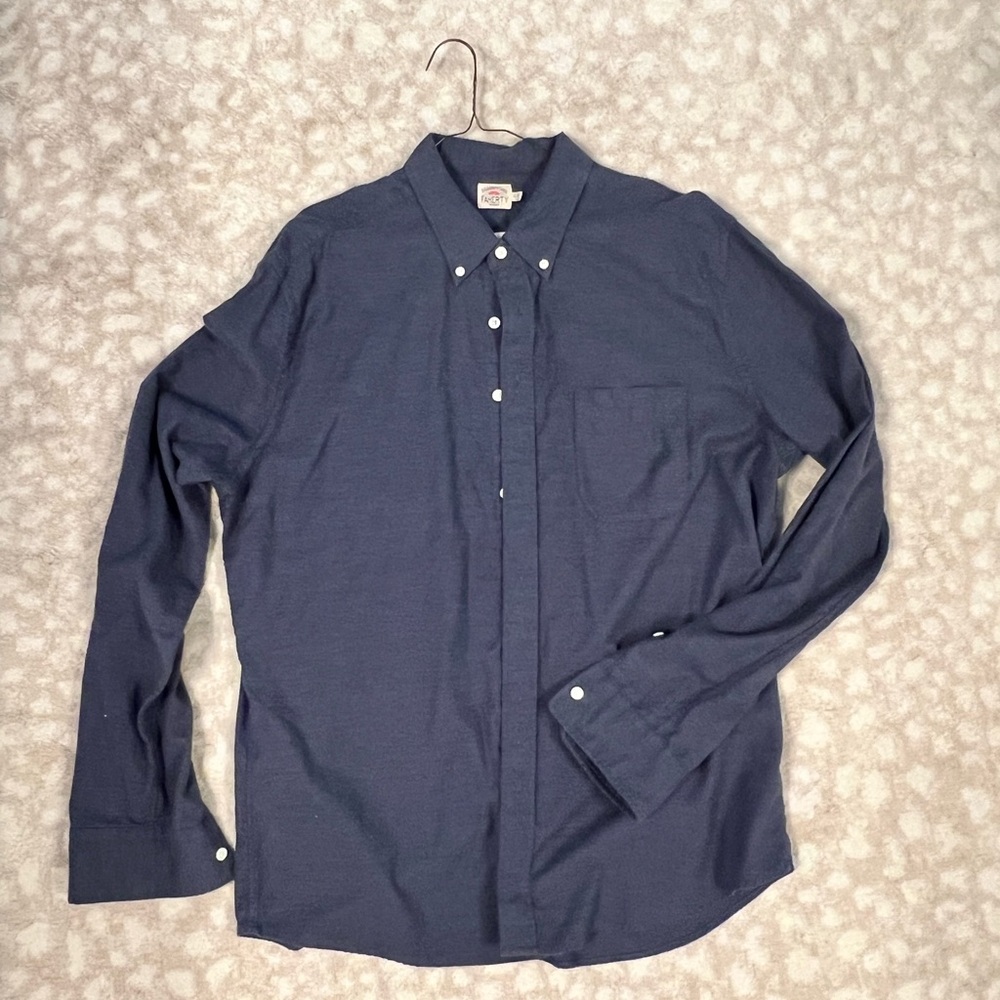 Men's Fahrety blue Button-Down Shirt